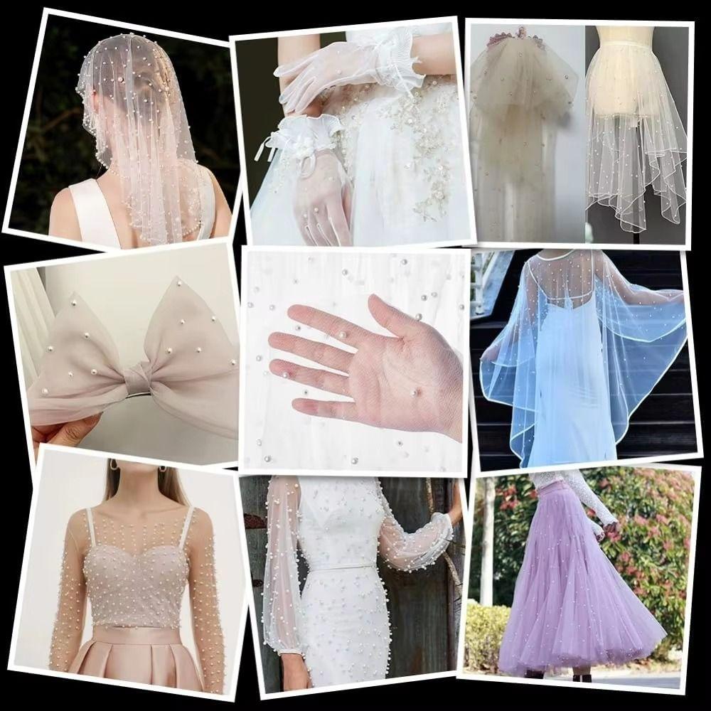 Mesh Fabric Bridal Veil Sheer Wedding Table Runner Table Decorations Table Cloth  Wedding Party