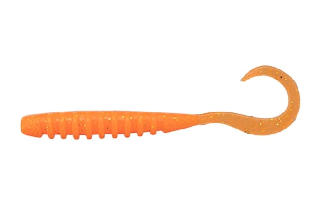 JACKALL Tide Curly 2.0 Glow Orange/Gold Flake