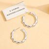 European and American Acrylic Gold-plated Stud Earrings Jewelry Personalized Fashion High Sense Gold Creative Circle Set