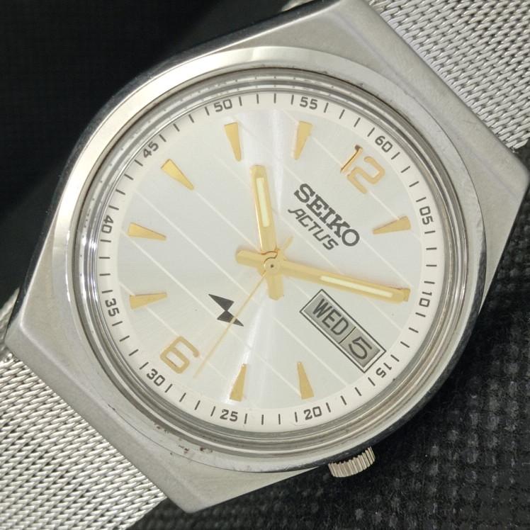 

Б/У ВИНТАЖНЫЕ ЧАСЫ SEIKO ACTUS AUTOMATIC 7009A ЯПОНИЯ МУЖСКИЕ СЕРЕБРЯНЫЕ ЧАСЫ 608g-a316341-2 SKU608g-a316341
