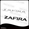 Auto Styling For Opel Vauxhall Zafira Lettering Emblem VXR GTC GSI OPC Line Car Rear Trunk Badge Decal Body Sticker Accessories
