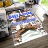 Mbappe Personalized Name Carpet Design for Decorate Room Outdoor Hallway Balcony Anti-slip Rug Anime Office Decor