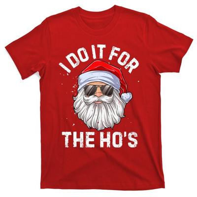 T-Shirt I Do It For The HoS Funny Inappropriate Christmas TShirt Unisex