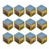 Pool Chalk Cubes Professional Billiard Cue Chalk Pool Table Accessories for Home Gaming 12 Packs In