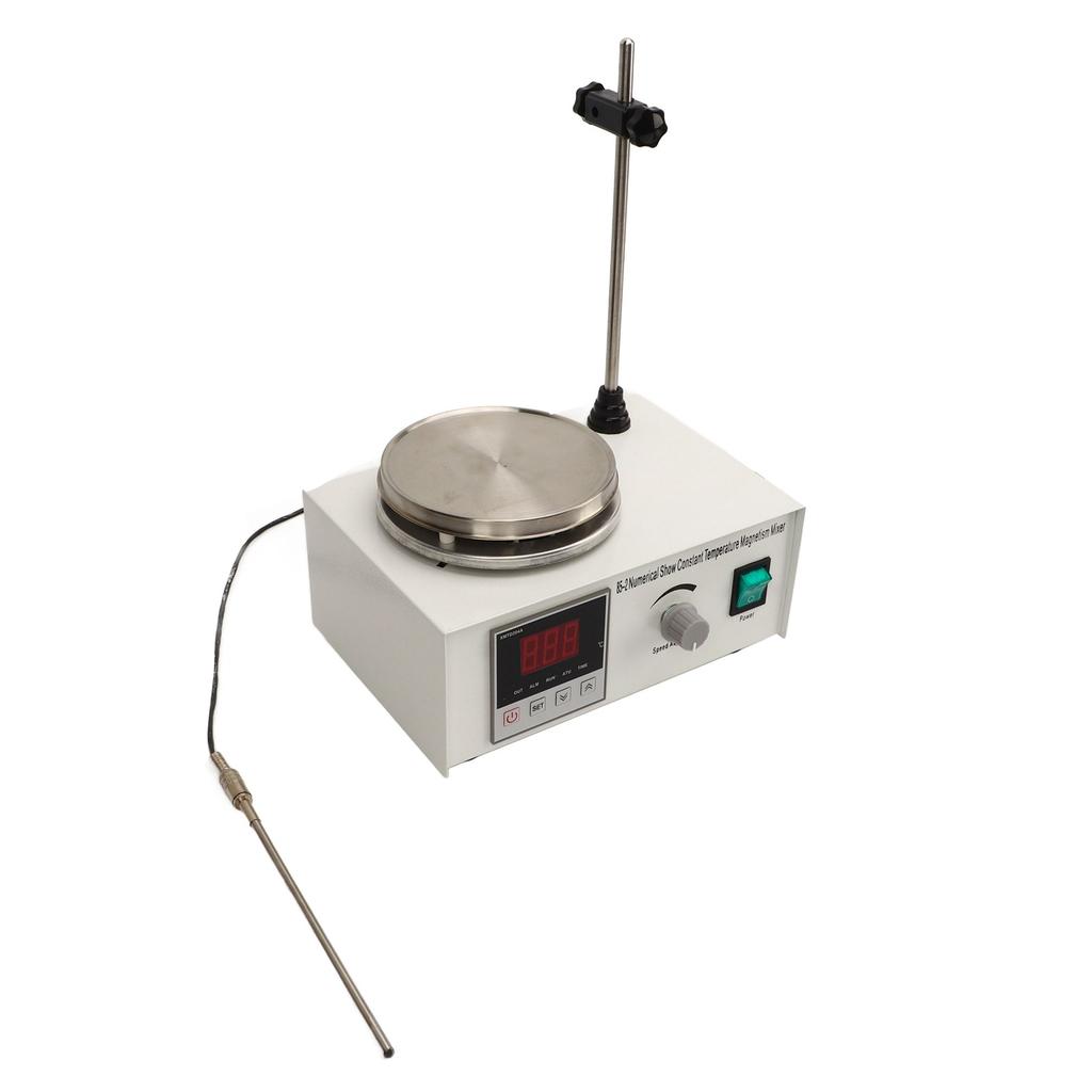 Digital Display Magnetic Stirrer Constant Temperature Heating Magnetic Hot Plate Mixer for Laboratory UK Plug 220V