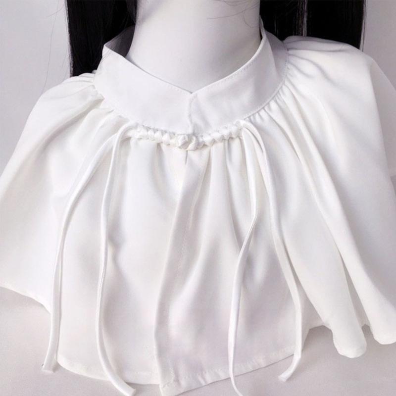 Mystical Capelet for Fashion Enthusiasts Unique Street Style Shawl Solid Color Shoulder Wrap for Themed Event