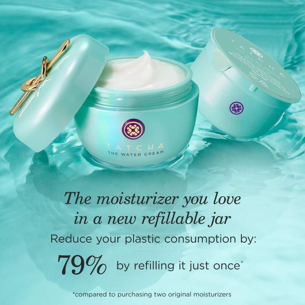 Tatcha The Water Cream Oil Free Pore Minimizing Moisturizer 1.7 Oz   50 Ml Refill Pod