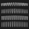 240PCS/Set Translucent Crack-Resistant Gel Nail Sandwich Extend Nail Extension Forms Duals Nail Form For Beginners Professionals