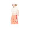 adidas Originals Fashionable Versatile Short Sleeve Pullover T-Shirt Women Tops Light-Beige JD0040