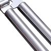 Garlic Press Stainless Steel Plastic Handle Garlic Mincer Easy Squeezing Cleaning Garlic Crusher for Kitchen Stainless Steel Color
