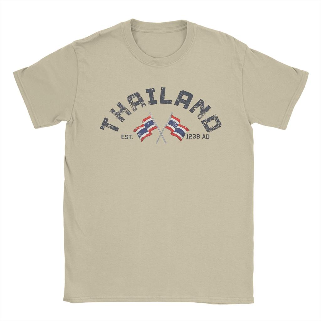 Thailand EST1949 Krung Thep Maha Nakhon Capital T Shirt Summer Cotton TShirts For Man Fashion Tee Shirt Short Sleeve Top Tees