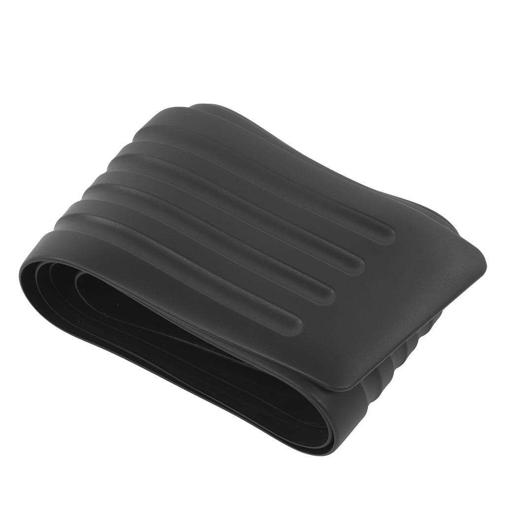 Universal Car Trunk Rear Bumper Guard Strip PVC Trunk Door Trim Cover Protector Black90 X 8cm