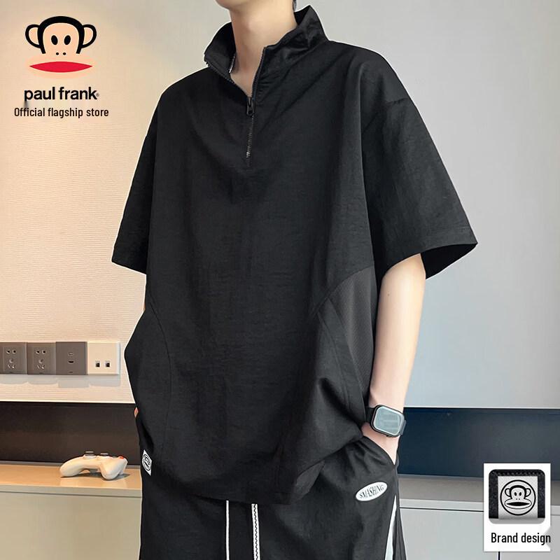 

Paul Frank Men s Casual Ice Silk Polo Shirt L