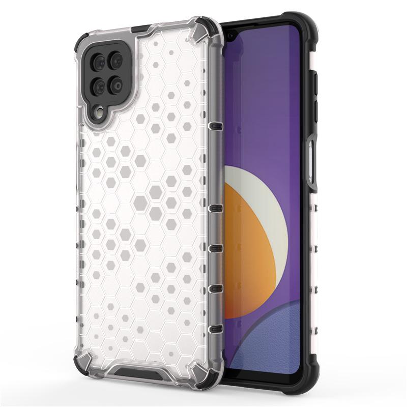 Suitable for Samsung Note20 Color transparent Anti falling Mobile Phone Case S25 Ultra Creative Honeycomb Protection Case