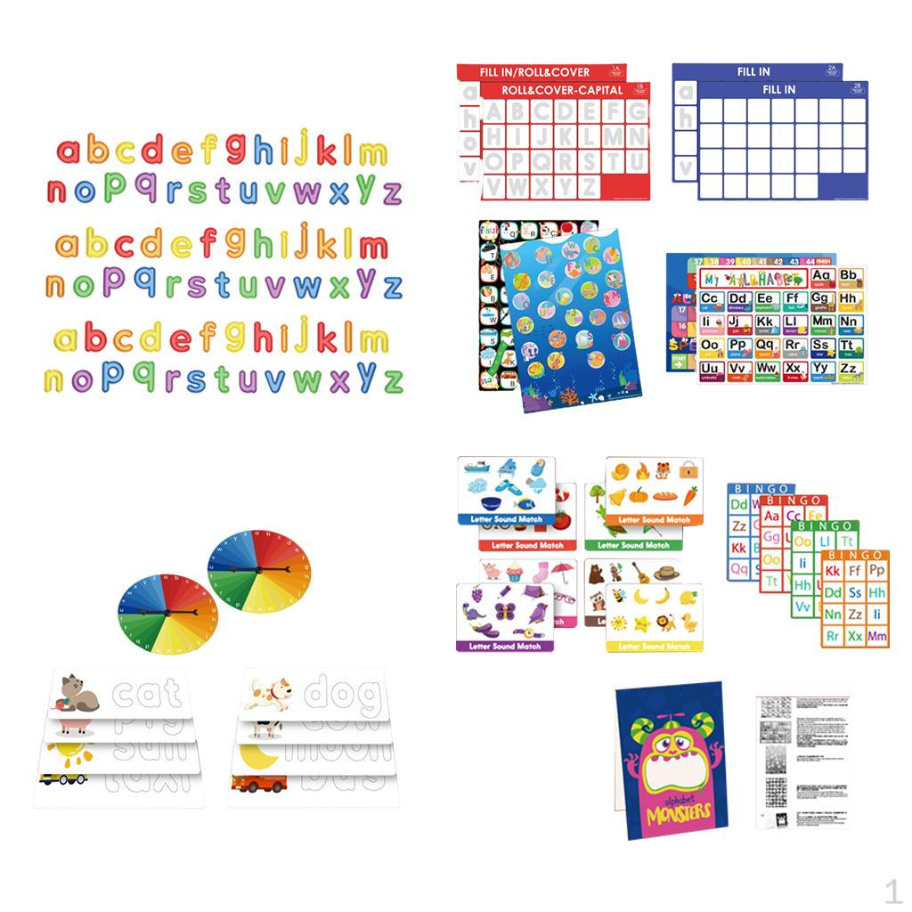 Alphabet Basic Word Learning Spelling Letter Card English Teaching Aids Toys for Children