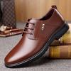 Leather shoes men's business casual shoes black dress shoes men's casual shoes