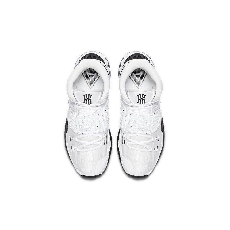 Nike Kyrie 6 'Oreo Mid top Performance Basketball Shoes Unisex Black White Asian Version BQ4631-100