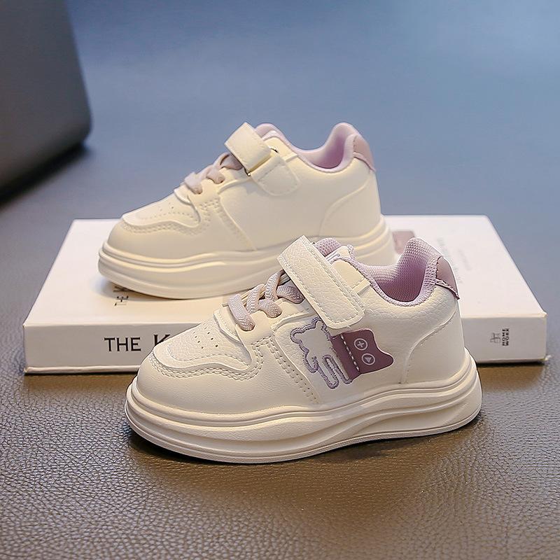 Children's Little White Shoes 2025 Spring and Autumn New Korean Version of Girls Board Shoes Boys Casual Sports Shoes Children's Shoes Fashion
