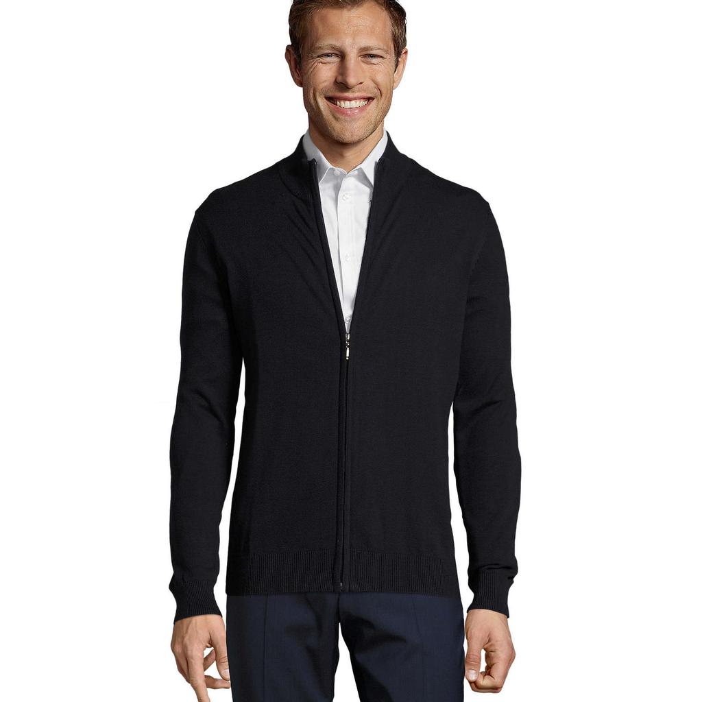 SOLS Mens Gordon Knitted Zipped Cardigan