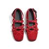 The owner's own version~ Red cross-strap bow small single shoes women's new shallow rivet flat-soled ballet shoes