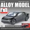 1/24 Stopowy Odlewany Model Samochodu Tesla ROBOTAXI Symulacja Dźwięku i Światła Ozdoba dla Chłopców Zabawki Halloweenowy Prezent
