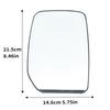 Side Mirror Glass Lens For Ford Transit MK6 Mk7 Van 2000-2014 Without Heated With Bottom Support Door Mirror Lens Accessories