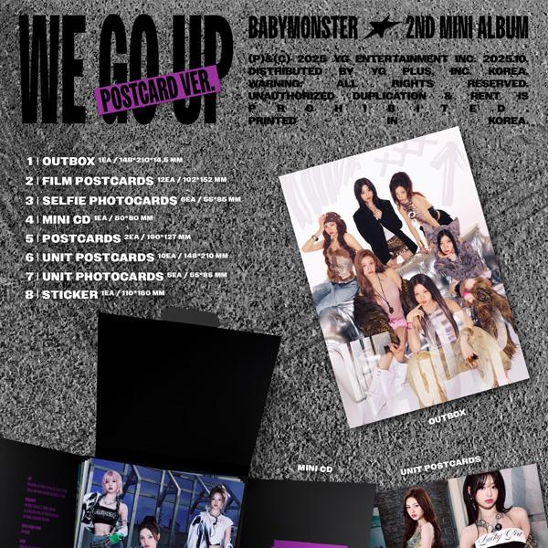 BABYMONSTER 2. MINI-ALBUM [WE GO UP] POSTKARTEN-Version