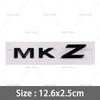3D ABS 2.0H 3.0H Letter Stickers 2.0T 3.0T 2.3T 2.7T MKZ MKC MKX Embelm Badge Car Logo Rear Trunk Decal Auto Body Sticker