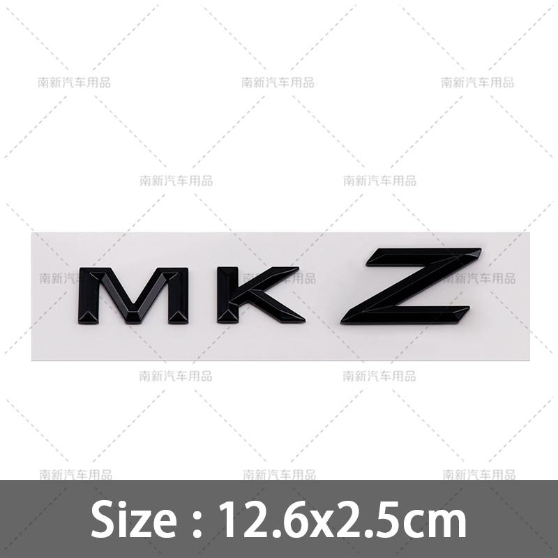 3D ABS 2.0H 3.0H Letter Stickers 2.0T 3.0T 2.3T 2.7T MKZ MKC MKX Embelm Badge Car Logo Rear Trunk Decal Auto Body Sticker