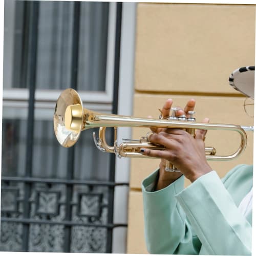 Abaodam ABS Material Trumpet Mute, Lightweight and Compact, Adjustable Volume, Trumpet Practice Accessory, Replacement for Beginners and Home Practice