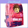 Roblox Muster Schulrucksack mit Sternenhintergrund und großem Fassungsvermögen für Schüler