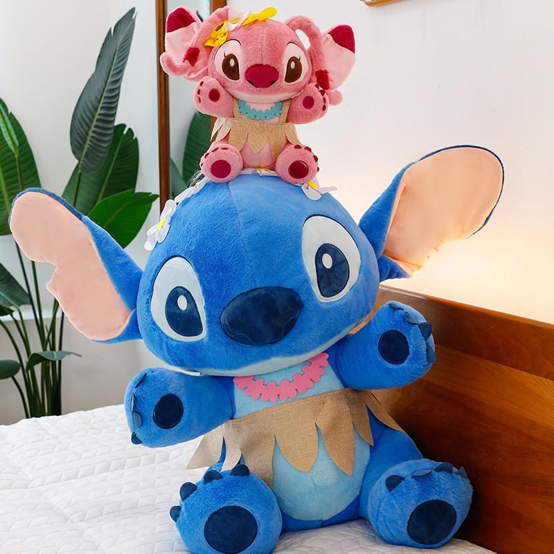 Adorable Stitch Plush Toy With Soft Blue And Pink Colors For Collectors And Fans