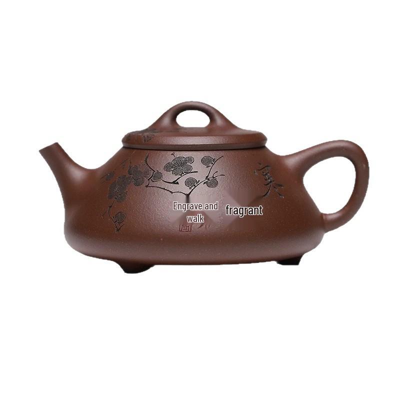Handmade Yixing Purple Clay Teapot for Home Use - Ziyuan Shiqiao Clay