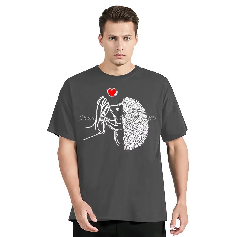 Funny Anatomy of A Hedgehog Pet T Shirts Tee Tops Round Neck Fitness Short-Sleeve Fashion Tshirt Clothing Casual Basic T-shirts