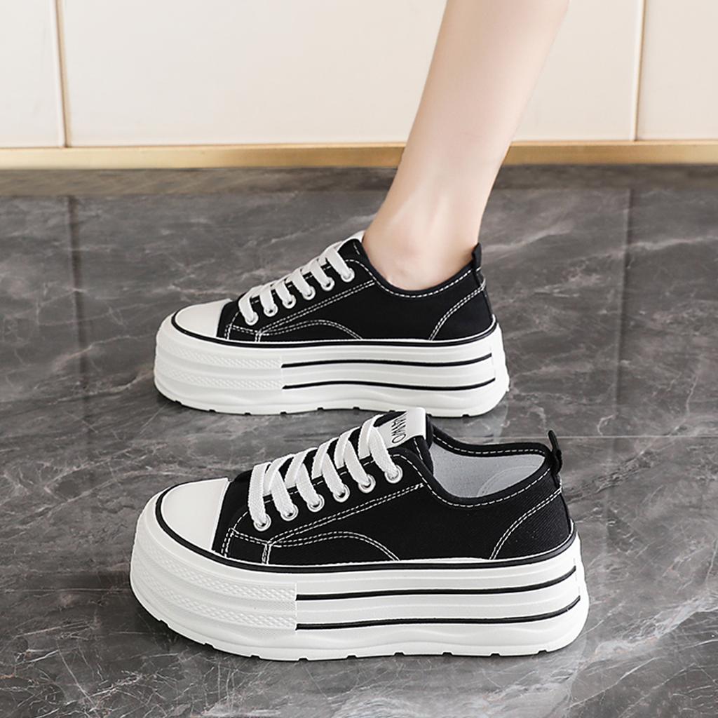 Canvas Shoes New Summer Small Casual Size Sports Platform Heightening Board Shoes