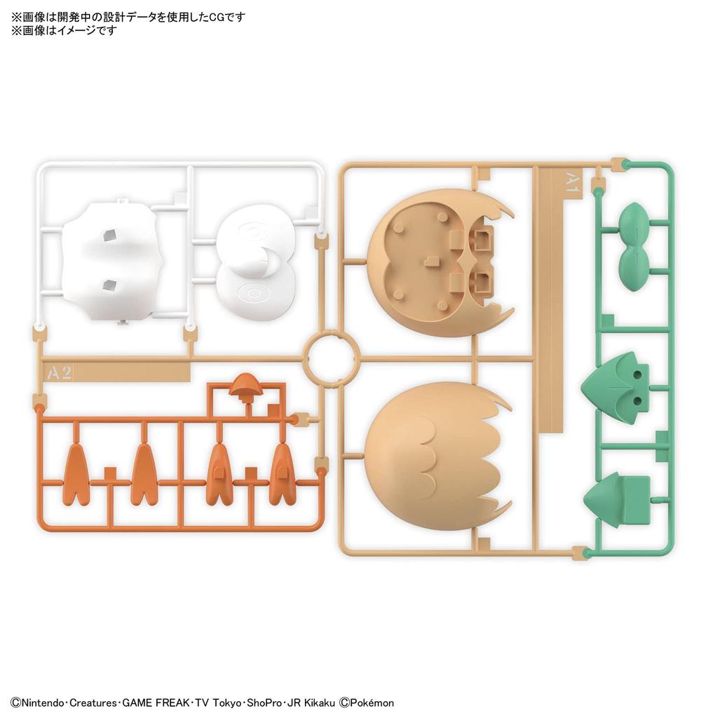 BANDAI SPIRITS Pokémon Plastic Model Collection Quick!! 10 Rowlet Pre-Colored Plastic Model