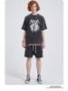ARTIE Men's Harajuku Style Dark Rock Short Sleeve Cotton T-Shirt
