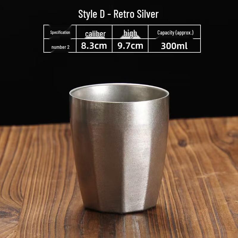Shangqi Retro Outdoor Portable Mug with Handle