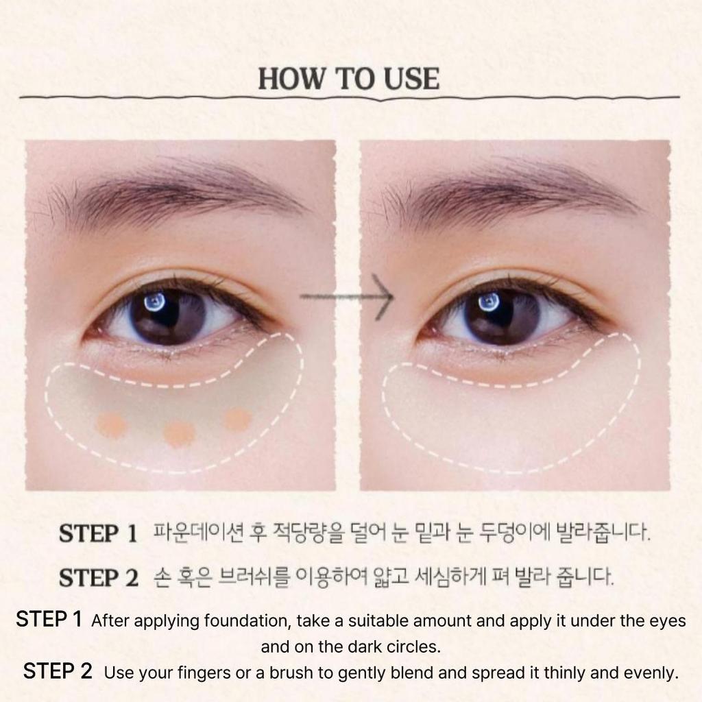 [SKINFOOD] Salmon Dark Circle Concealer Creme 10g (2 Arten)