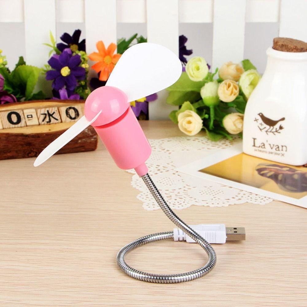 Portable Mini USB Fan Serpentine Large Wind USB Small Fan Long 30cm Adjustable Desktop Fan