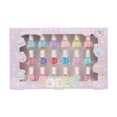 Race Sumikkogurashi Nail Polish Set of 18 for Ages 6 and 250704 Peel-Off (P) Up, Cosmetics, Accessories,