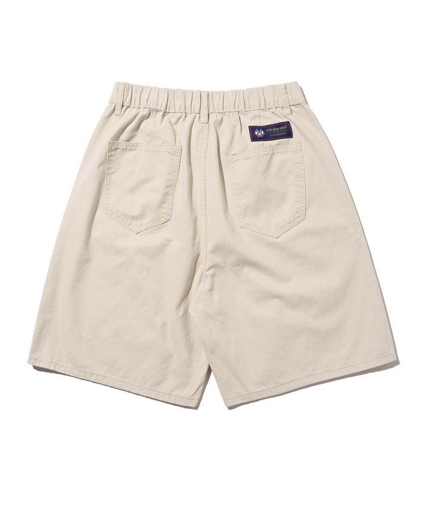 ROIDESROIS Cotton Bermuda Cropped Pants (Ivory)