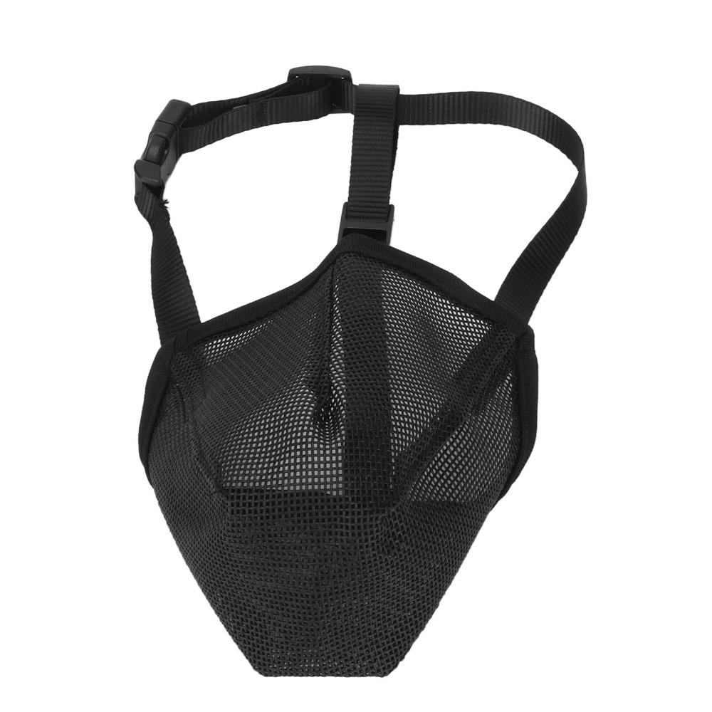 Grid Breathable Pet Mouth Cover Long Snout Fit Dog Bite Guard Pet Mouth Muzzle Anti Scavenging