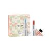 Prada Matte Lippenstift blaue Lippenstift Make-up Parfüm Set 520 limitierte Geschenkbox natürliche feuchtigkeitsspendendes Dreiteiliges Set