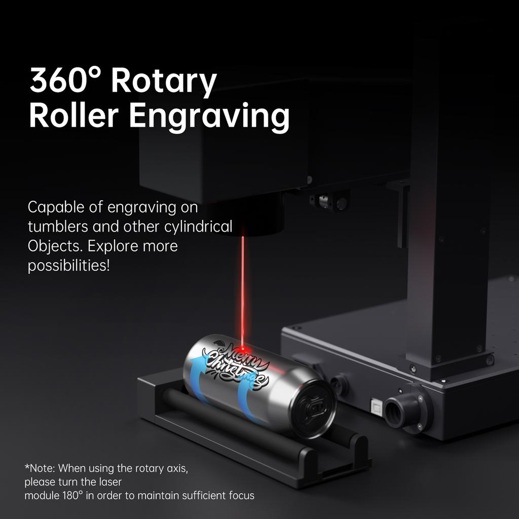 PAN. Laserový rytec CARVE M1 Pro Stolní značkovací stroj na rytí řezbářských značkovačů s rotačním zařízením RT5