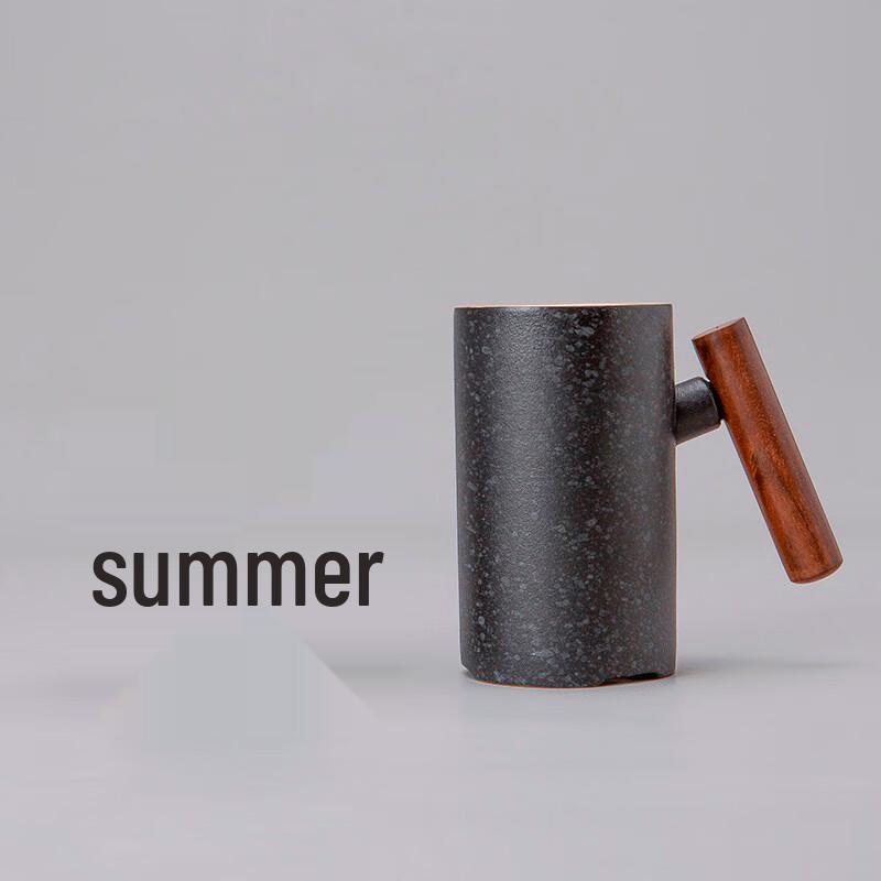 

Boya G166 Black Ceramic Tea Infuser Mug