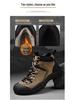 Men's Winter Outdoor Hiking Shoes, Thick-Soled, Non-Slip, Closed-Toe, Large Size 46