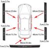Carbon fiber protective stickers for car door sill side anti step bumpers For Volvo XC60 XC40 V60 V40 XC90 XC70 V50 S60 V70 S90