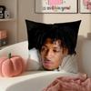 Toppg HipHop Rapper YYoungBoy Cushion Cover Pillowcase Short Plush Invisible zipper Room Sofa Cushion Cover