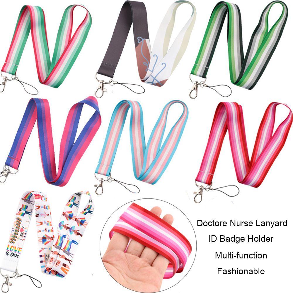 

Многофункциональный ремешок для мобильного телефона, радужные шейные ремни, ремешок для доктора и медсестры, держатель для бейджа